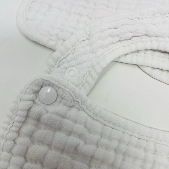 Zainpe Baby Girls 7 Piece Snap Muslin Cotton Absorbent & Soft Feeding Bibs 076 - Picture 6 of 6